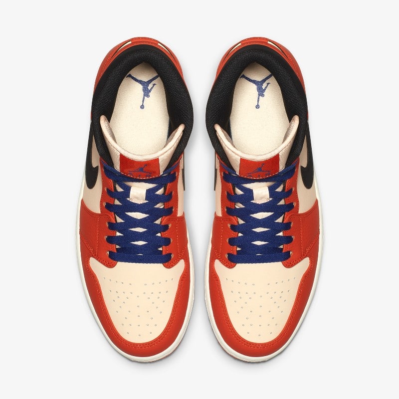 Air Jordan 1 Mid Team Orange 852542 800 Grailify